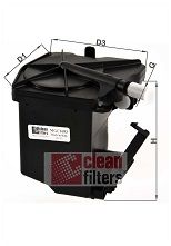 CLEAN FILTERS kuro filtras MGC1683
